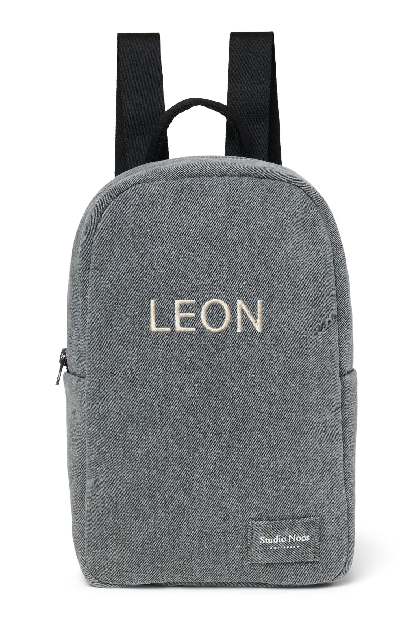 Denim Mini Backpack | Grey