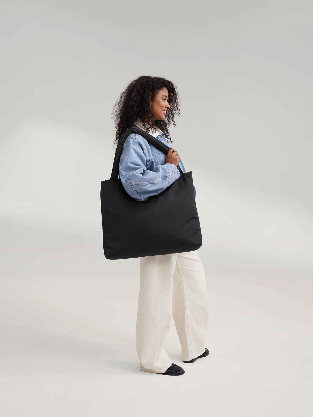 Puffy Mom Bag | Black