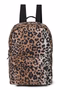 Soft Cotton Midi Backpack | Hazel Leopard