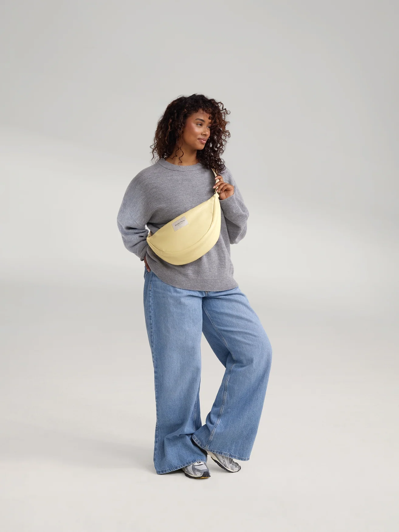 Vegan Leather Adult Fanny Pack | Butter Yellow