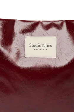 Vegan Leather Mom Bag | Burgundy