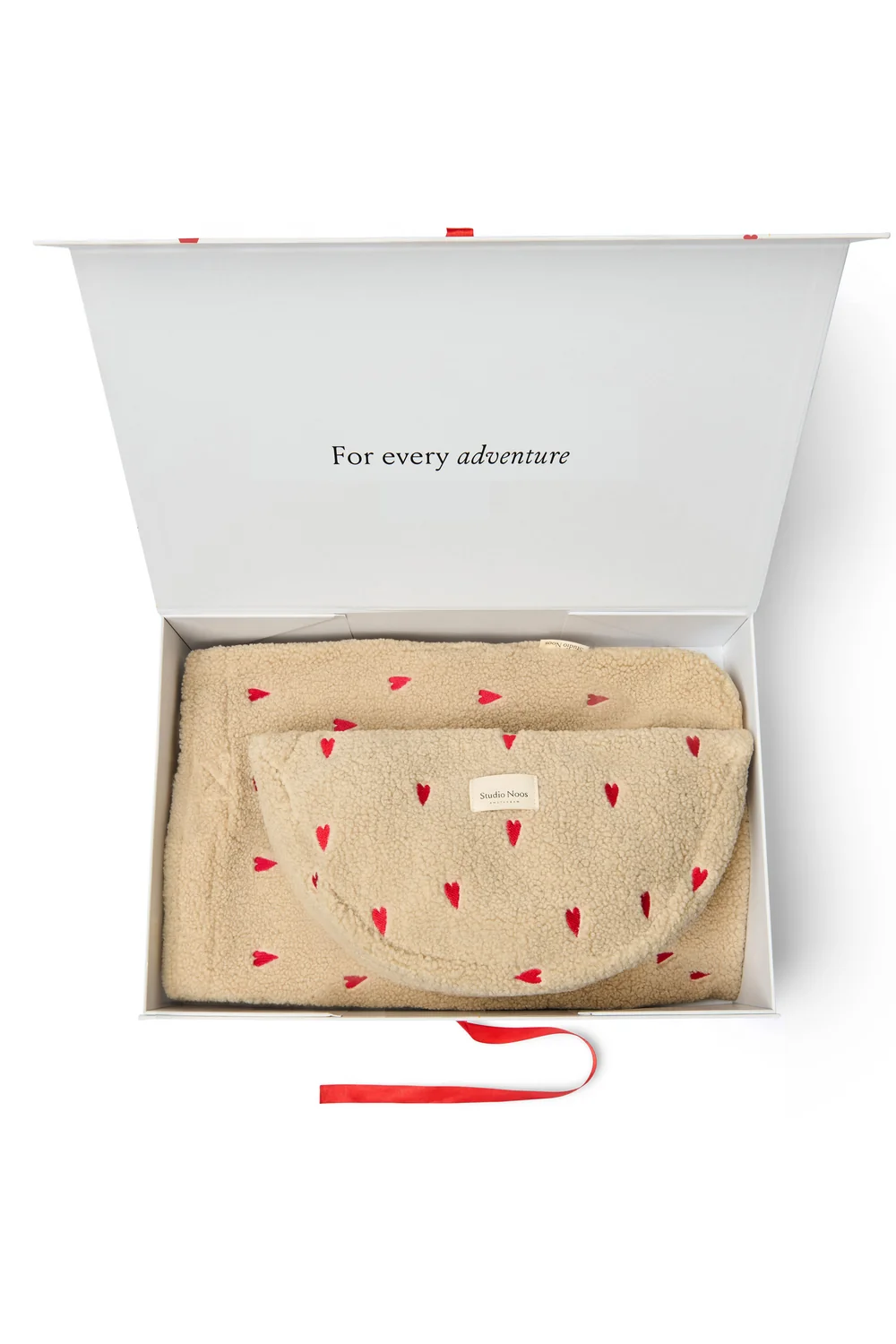 Essentials Teddy Gift Set | Ecru Hearts