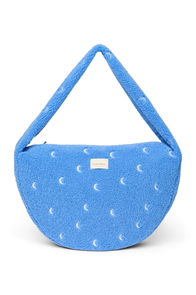 Teddy Cross Body Bag | Light Blue Moon