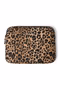 Cotton Laptop Sleeve 13 Inch | Brown Leopard