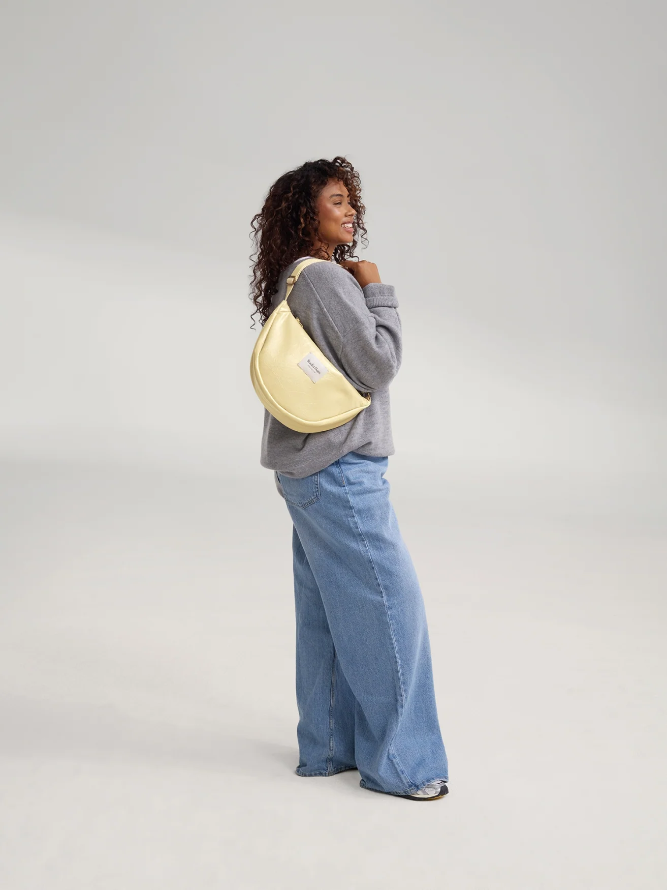 Vegan Leather Adult Fanny Pack | Butter Yellow