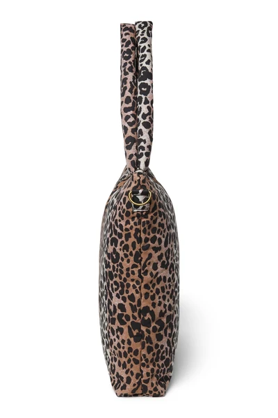 Soft Cotton Diaper Bag | Hazel Leopard