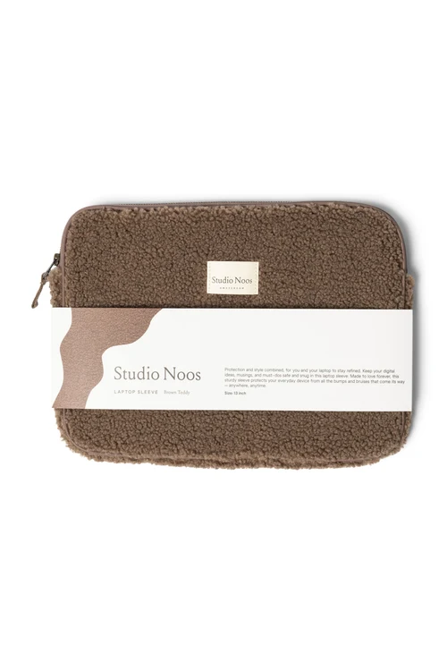 Teddy Laptop Sleeve 13 Inch | Brown