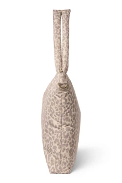 Puffy Diaper Bag | Beige Leopard