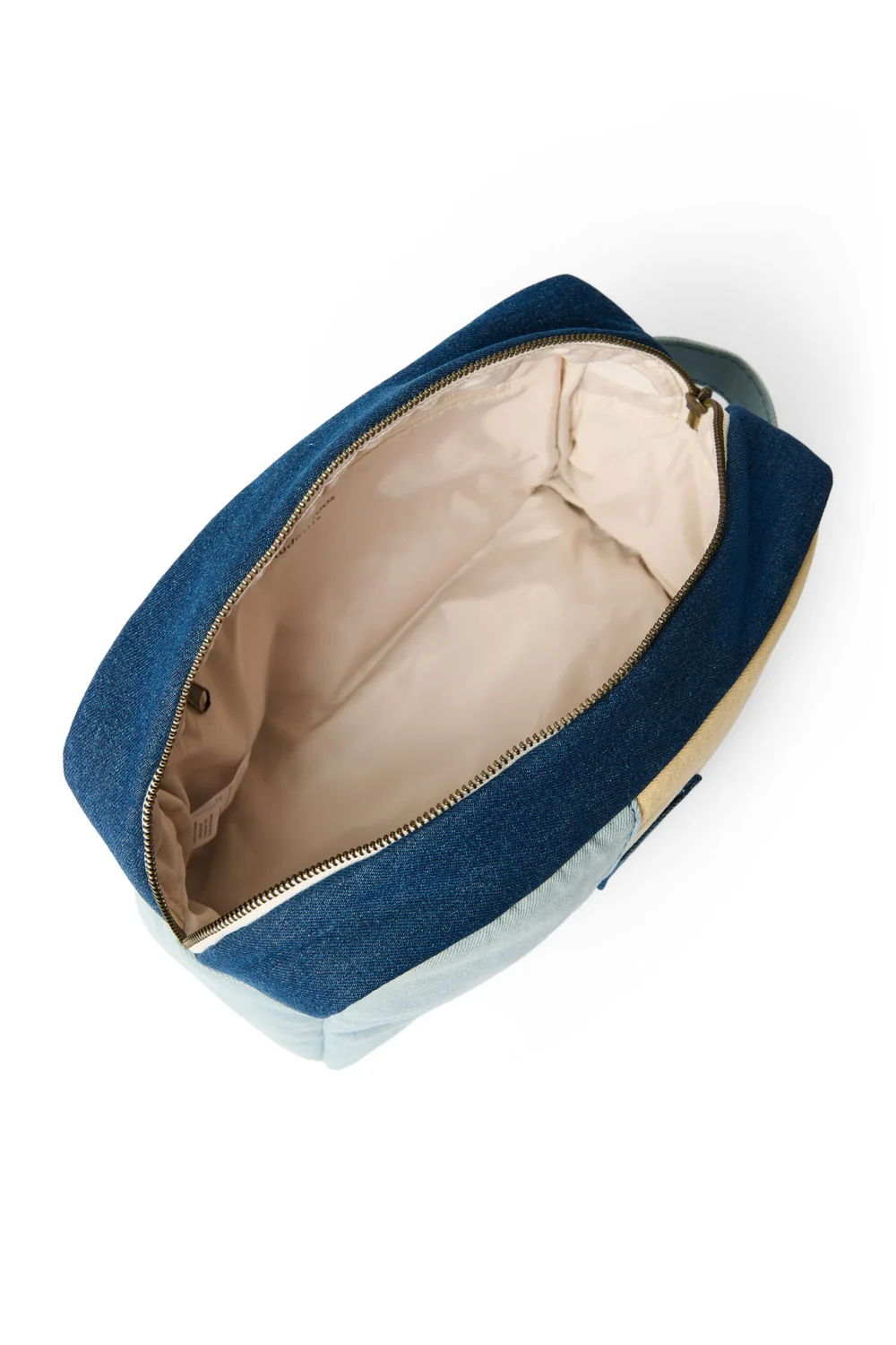 Patchwork Toiletry Bag | Denim