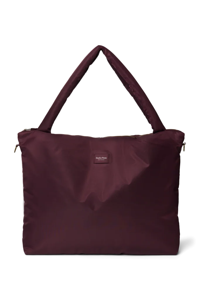 Technical Puffy Diaper Bag | Burgundy