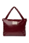 Vegan Leather Diaper Bag | Burgundy