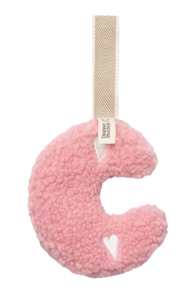 Pacifier plush toy | Light Pink Hearts