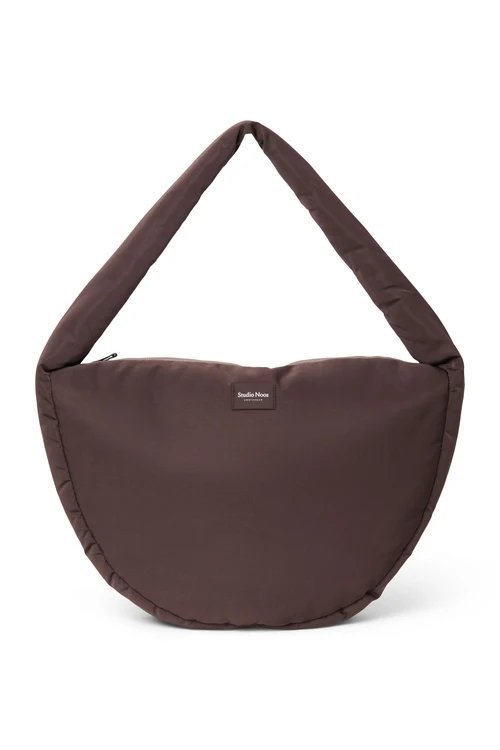 Puffy Cross Body Bag | Brown