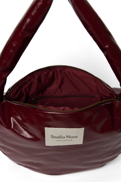 Vegan Leather Cross Body Bag | Burgundy