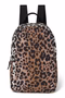 Soft Cotton Mini Backpack | Hazel Leopard