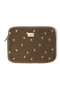 Teddy Laptop Sleeve 15 Inch | Brown Hearts