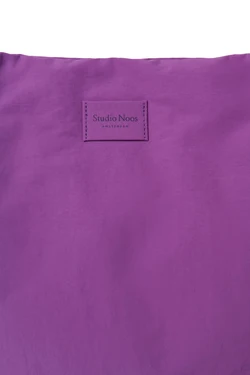Textured Puffy Mom Bag | Purple