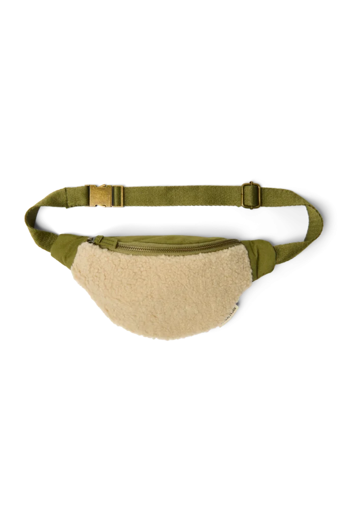 Cotton Mini Fanny Pack | Green