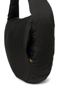 Puffy Cross Body Bag | Black