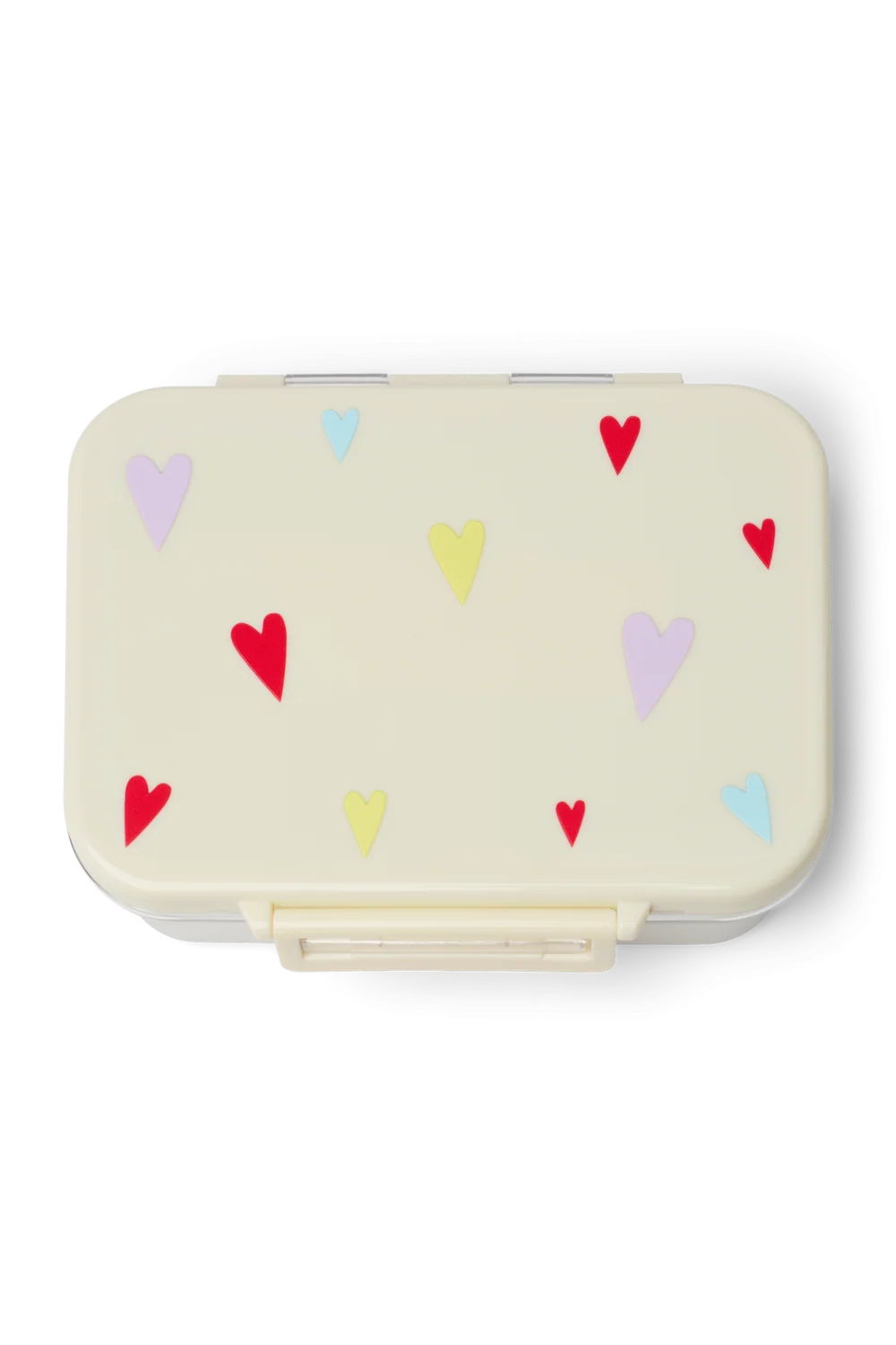 Stainless Steel Lunchbox | White Multicolor Hearts