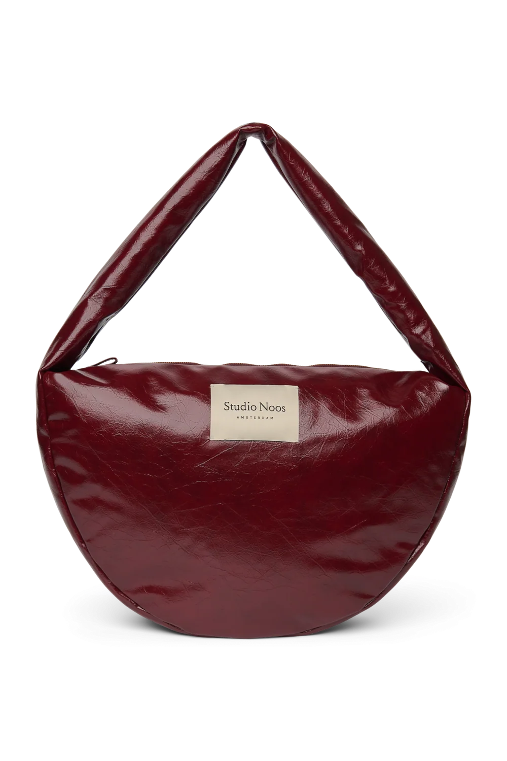 Vegan Leather Cross Body Bag | Burgundy