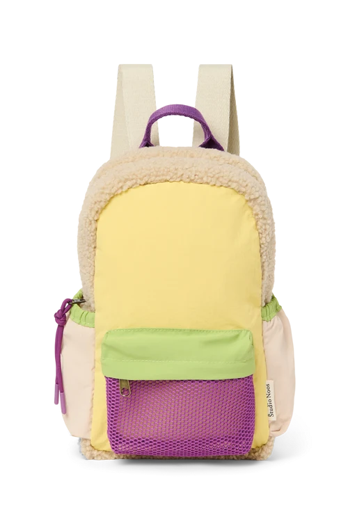 Patchwork Mini Backpack | Butter Yellow