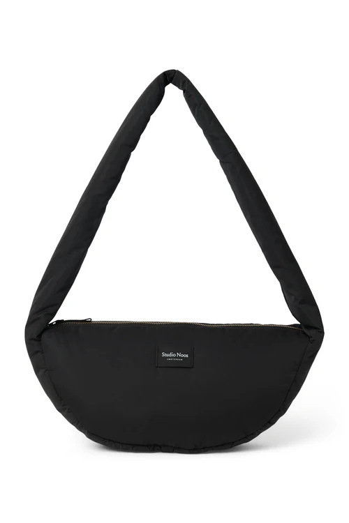 Puffy Mini Cross Body Bag | Black