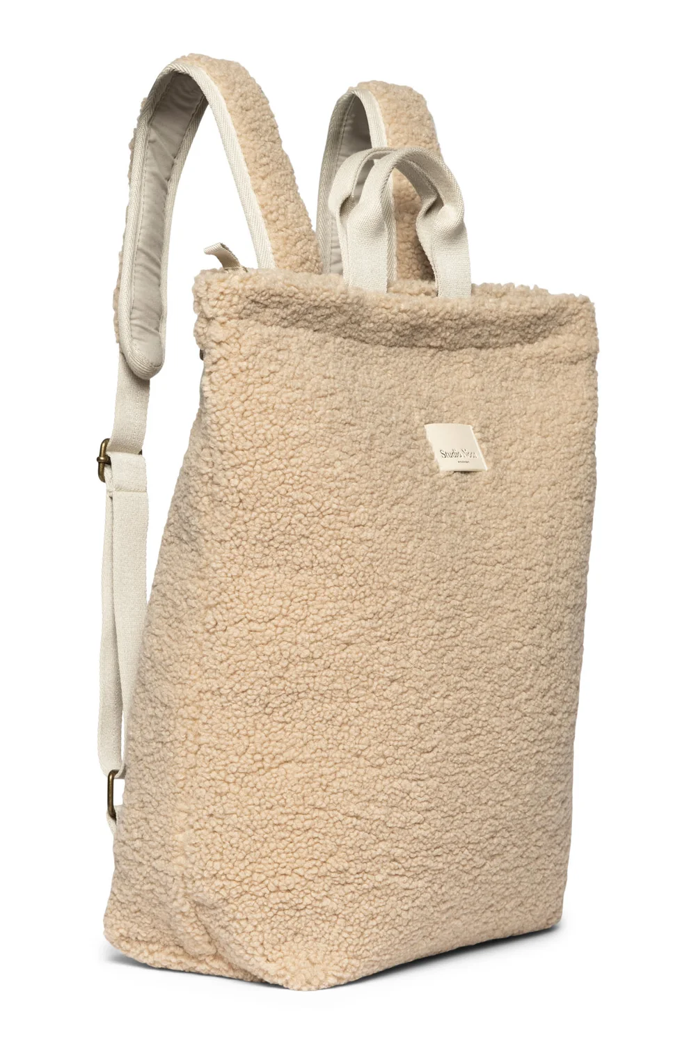 Teddy Adult Backpack | Ecru