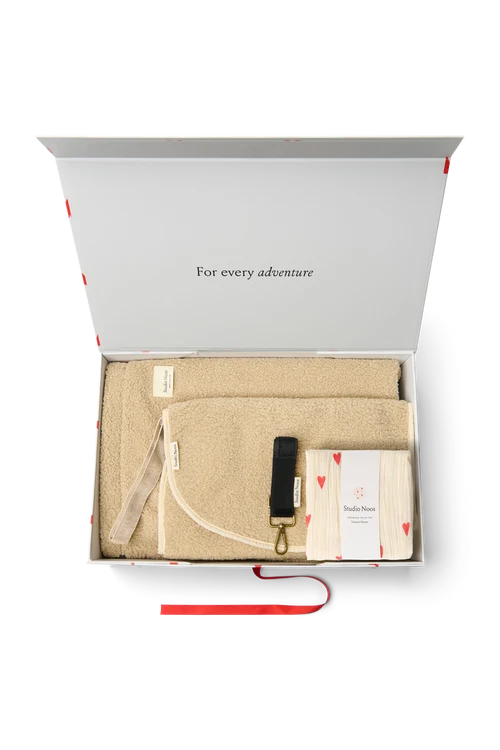 Parent On The Go Gift Set | Ecru Teddy