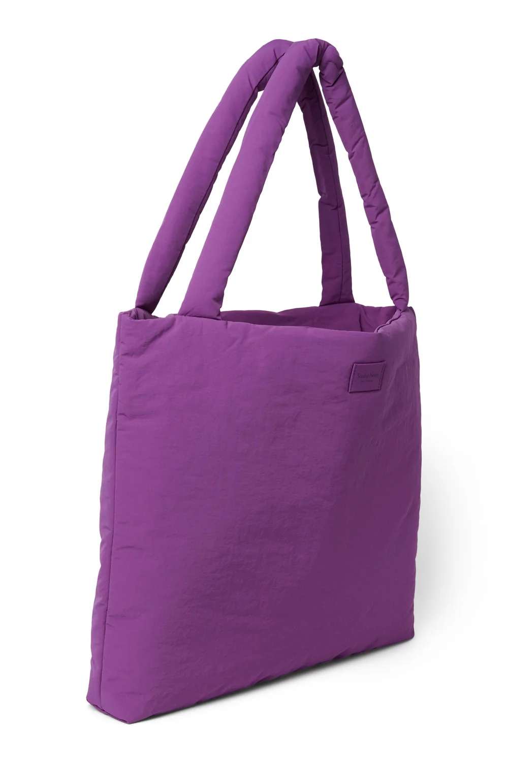 Textured Puffy Mom Bag | Purple