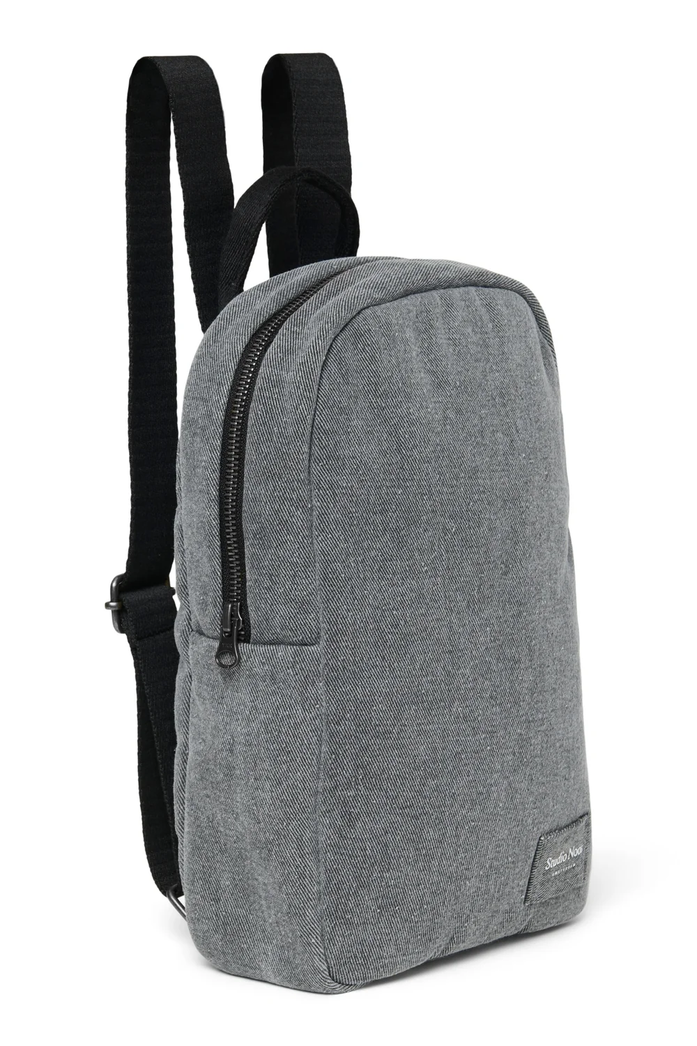 Denim Mini Backpack | Grey