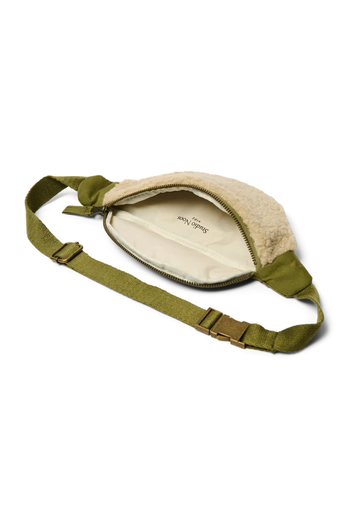 Cotton Mini Fanny Pack | Green