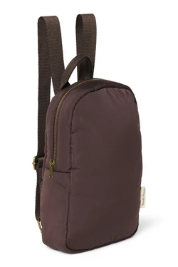 Puffy Mini Backpack | Brown