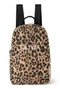 Cotton Mini Backpack | Brown Leopard