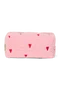 Teddy Pouch | Light Pink Hearts