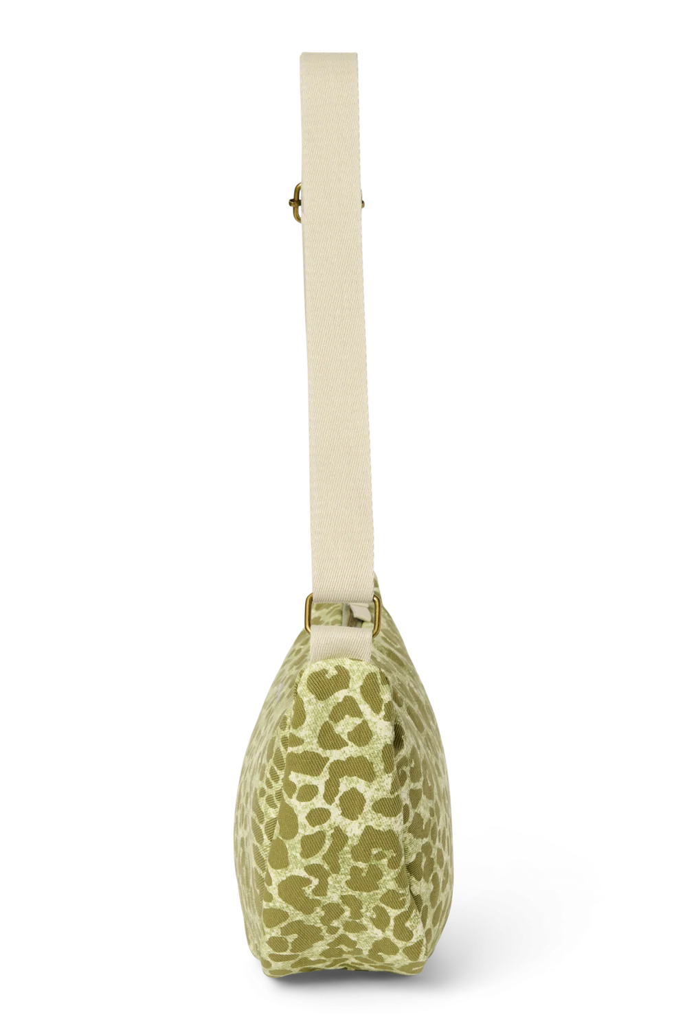 Cotton Adult Fanny Pack | Green Leopard