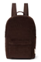Rib Puffy Midi Backpack | Dark Brown