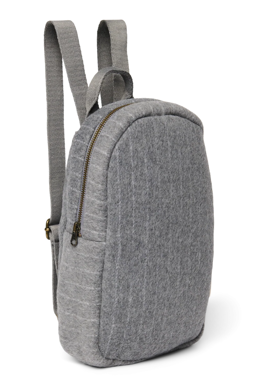 Flannel Chalkstripe Mini Backpack | Light Grey