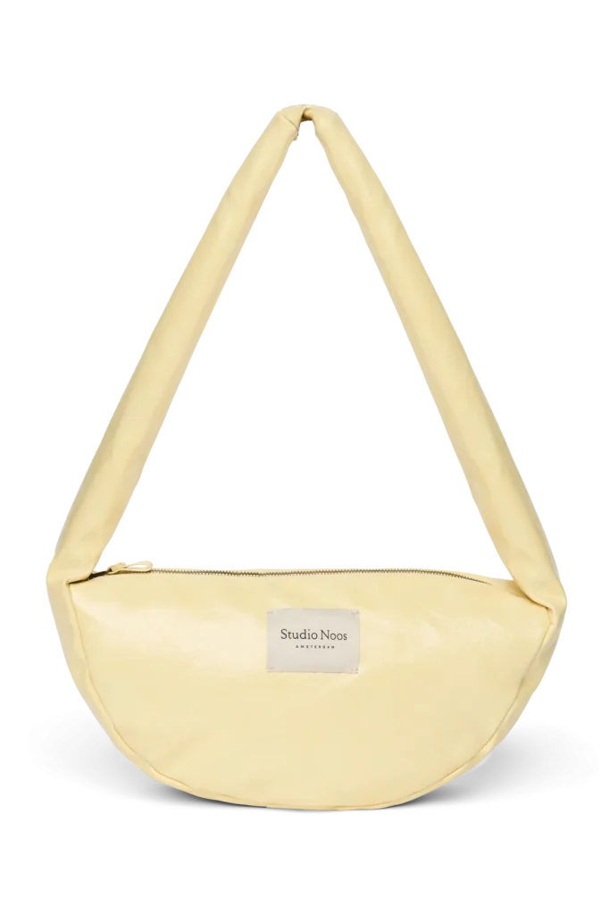 Vegan Leather Mini Cross Body Bag | Butter Yellow