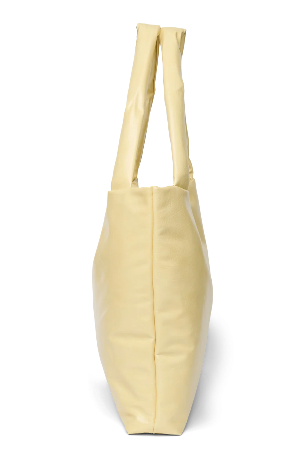 Vegan Leather Mom Bag | Butter Yellow