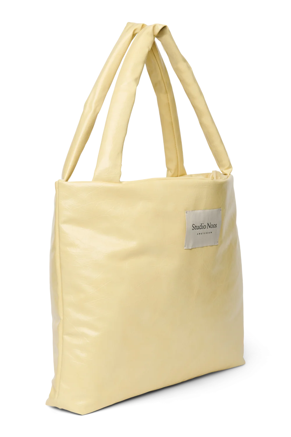 Vegan Leather Mom Bag | Butter Yellow