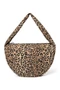 Cotton Cross Body Bag | Brown Leopard