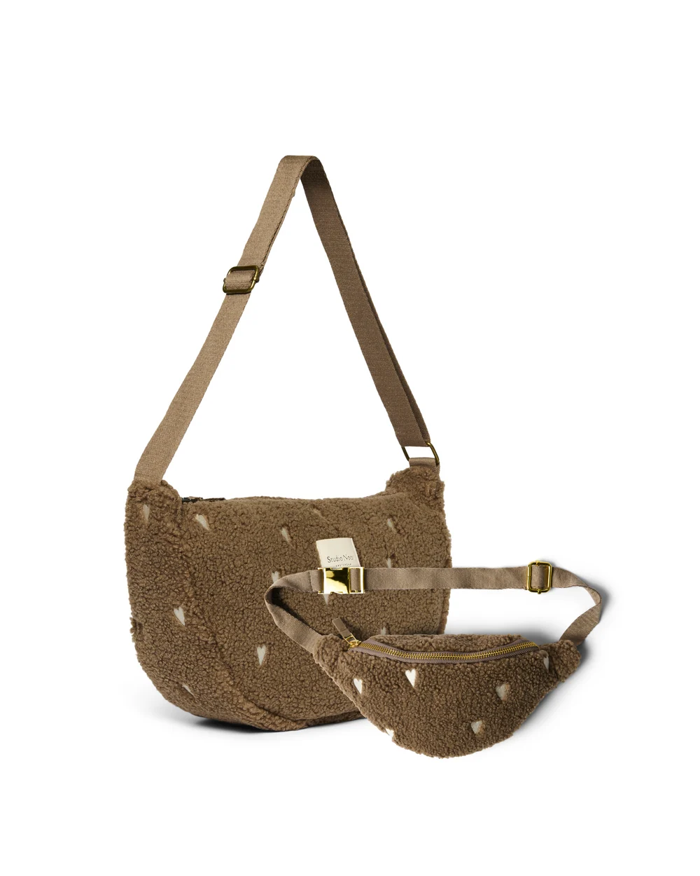 Matching Teddy Gift Set | Brown Hearts
