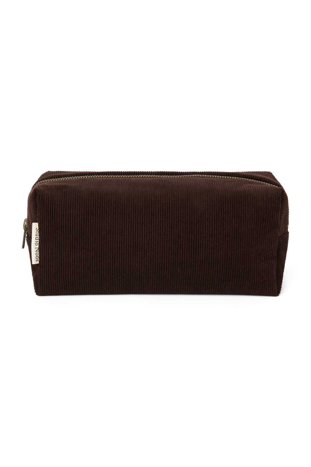 Rib Puffy Pouch | Dark Brown