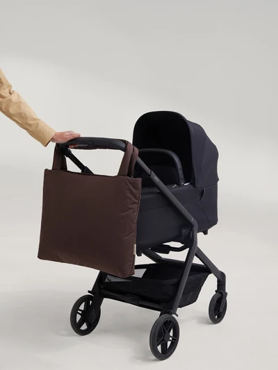 Puffy Mom Bag | Brown