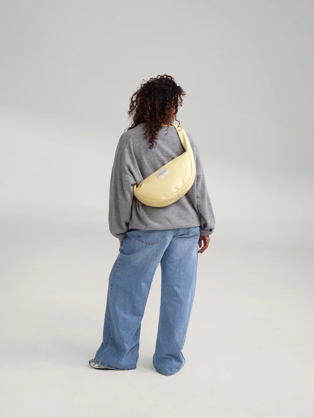 Vegan Leather Adult Fanny Pack | Butter Yellow