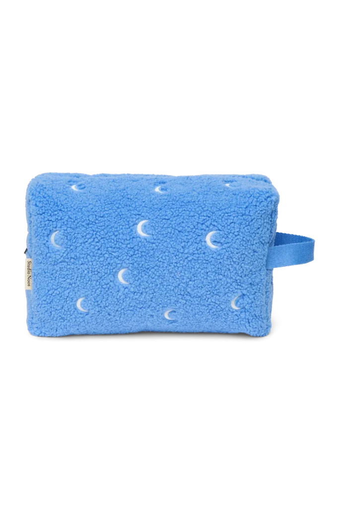 Teddy Toiletry Bag | Light Blue Moon