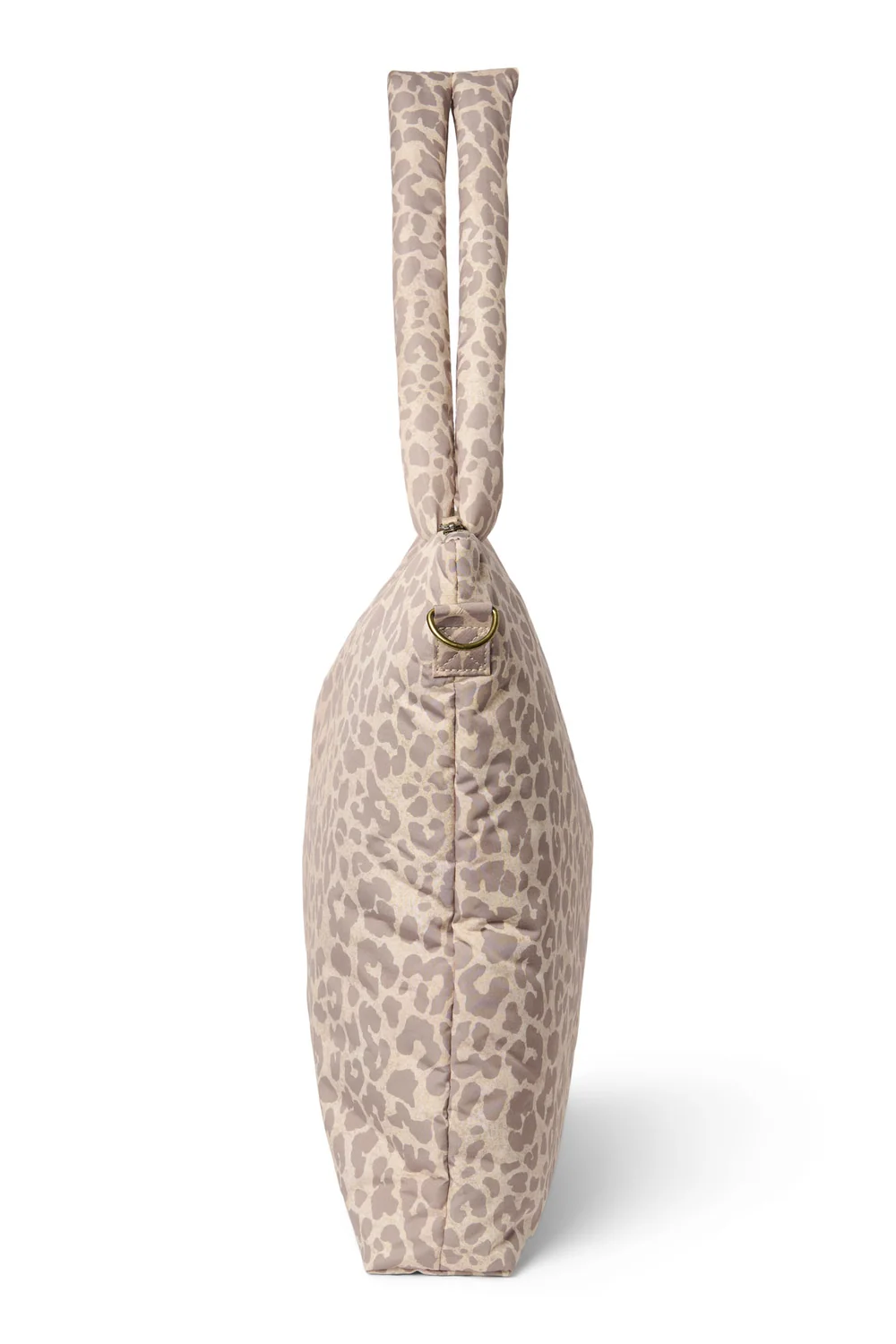 Puffy Diaper Bag | Beige Leopard
