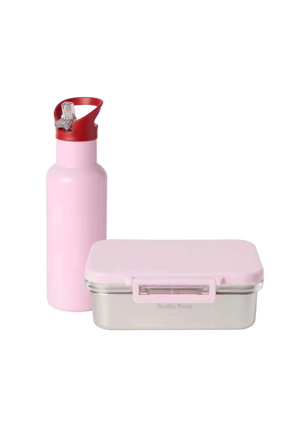 Stainless Steel Lunch Set 500ML | Soft Pink