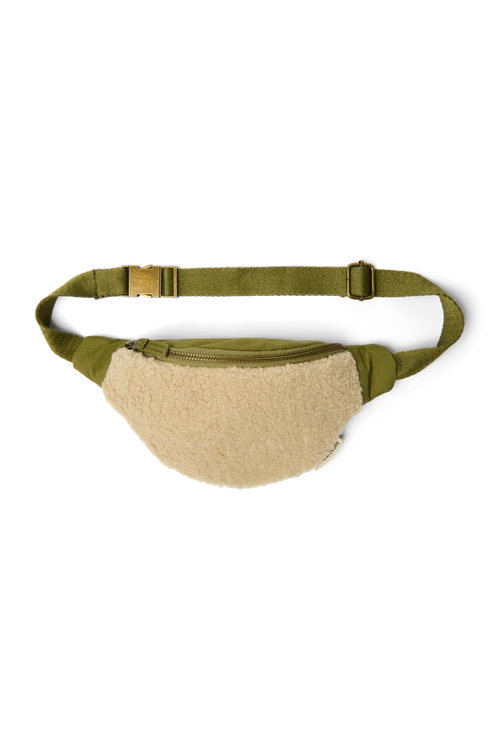 Cotton Mini Fanny Pack | Green